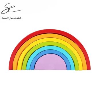 NEW Wooden Block Rainbow Kids Children Building Blocks Wooden Toys Baby Early Learning Montessori Educational Gifts for Children 
NEW Wooden Block Rainbow Kids Children Building Blocks Wooden Toys Baby Early Learning Montessori Educational Gifts for Children