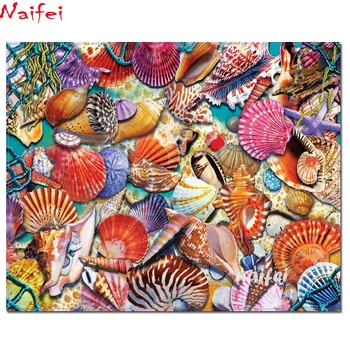 Hobby 3d Diy Diamond Embroidery Coastal Colorful Shell Art Cross Stitch Diamond Painting Full Square Wall Decor present
Hobby 3d Diy Diamond Embroidery Coastal Colorful Shell Art Cross Stitch Diamond Painting Full Square Wall Decor present