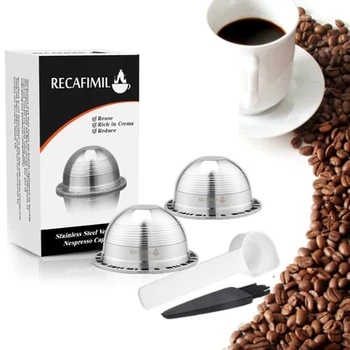 2Pcs Coffee Capsule For Delonghi ENV150&vertuoplus BNV450WHT1BUC1 Coffee Machine Capsule Holder Food Grade Metal Diameter
2Pcs Coffee Capsule For Delonghi ENV150&vertuoplus BNV450WHT1BUC1 Coffee Machine Capsule Holder Food Grade Metal Diameter