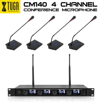 XTUGA CM140 UHF 4 Channels Professional Gooseneck Microphone system Conference wireless Mics Fixed frequency for meeting places
XTUGA CM140 UHF 4 Channels Professional Gooseneck Microphone system Conference wireless Mics Fixed frequency for meeting places