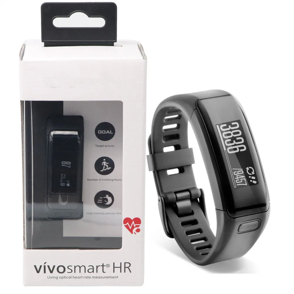 

garmin vivosmart hr Heart rate monitoring smart Bracelet Watch sports ring with retail box