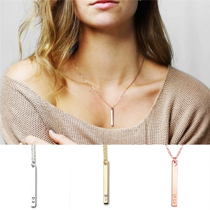 Fashion Heart Initial Necklace Personalized Silver Rose Gold Color Letter Necklace & Pendants Name Jewelry for Women Accessories
Fashion Heart Initial Necklace Personalized Silver Rose Gold Color Letter Necklace & Pendants Name Jewelry for Women Accessories