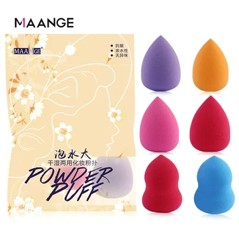 MAANGE 6Pcs Cosmetic Puff Foundation Makeup Sponge Face Powder Smooth Cotour Sponge Make Up Tool Kit Grow Bigger in Wet
MAANGE 6Pcs Cosmetic Puff Foundation Makeup Sponge Face Powder Smooth Cotour Sponge Make Up Tool Kit Grow Bigger in Wet