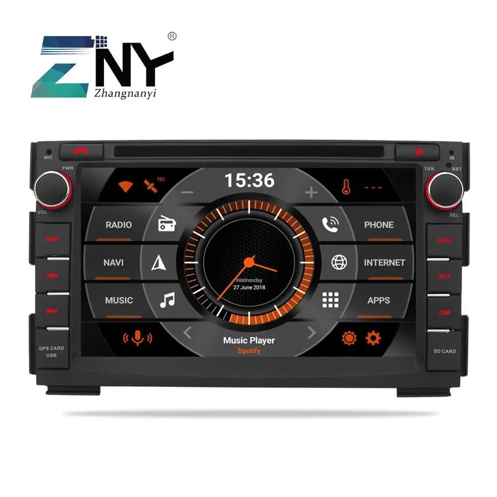 7 "Android 10 Автомобильный GPS стерео для Kia продолжить 2009 2010 2011 2012 в тире 2 Din Авто DVD