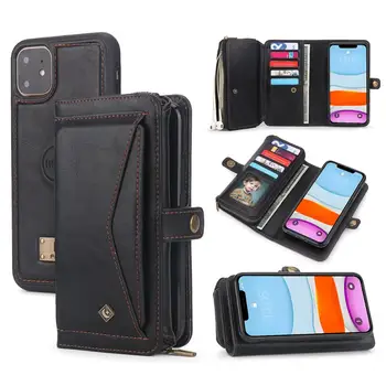 Magnetic Flip Wallet Cover Case for iphone 11 Phone Case Detachable Multi-Function Card Slots Heavy Protection for iphone 8 X XS
Magnetic Flip Wallet Cover Case for iphone 11 Phone Case Detachable Multi-Function Card Slots Heavy Protection for iphone 8 X XS