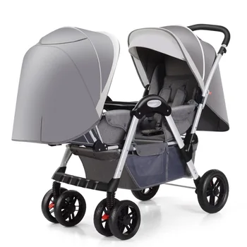 Shenma twin stroller baby twin stroller baby stroller flat lay folding multiple stroller free shipping