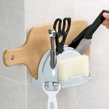 Wall-Mounted Cutting Board Rack Kitchen Multi-Purpose Kitchen Knife Cutting Board Storage Rack Cutter Hanging Rack
Wall-Mounted Cutting Board Rack Kitchen Multi-Purpose Kitchen Knife Cutting Board Storage Rack Cutter Hanging Rack