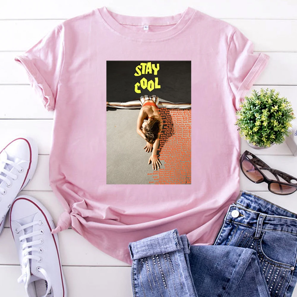 Cool Girl Personality Text Pattern Printing Women'S T Shirts Vintage Short Sleeve Short Sleeve Hip Hop Fashion Tshirts For Woman
Cool Girl Personality Text Pattern Printing Women'S T Shirts Vintage Short Sleeve Short Sleeve Hip Hop Fashion Tshirts For Woman