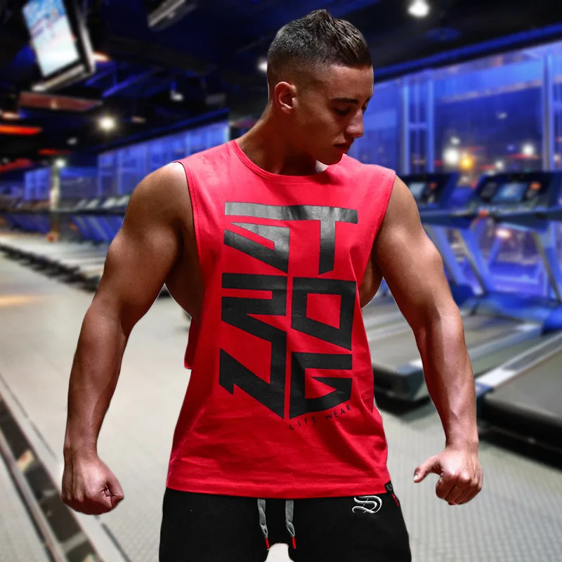 Gym Men Muscle Sleeveless Shirt Tank Top Bodybuilding Sport Fitness Workout Stringer Weight Singlets Breathable Running T-Shirt
Gym Men Muscle Sleeveless Shirt Tank Top Bodybuilding Sport Fitness Workout Stringer Weight Singlets Breathable Running T-Shirt