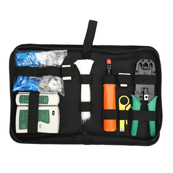 10pcs/set Portable LAN Network Repair Tool Kit Utp Cable Clamp Pliers Cable Tester Network Crimper Stripping Crimping Pliers
10pcs/set Portable LAN Network Repair Tool Kit Utp Cable Clamp Pliers Cable Tester Network Crimper Stripping Crimping Pliers