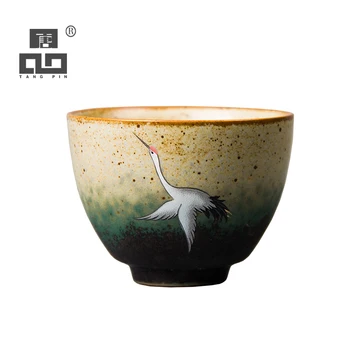 TANGPIN ceramic teacups handmade chinese tea cup crane kung fu cup drinkware 100ml 
TANGPIN ceramic teacups handmade chinese tea cup crane kung fu cup drinkware 100ml