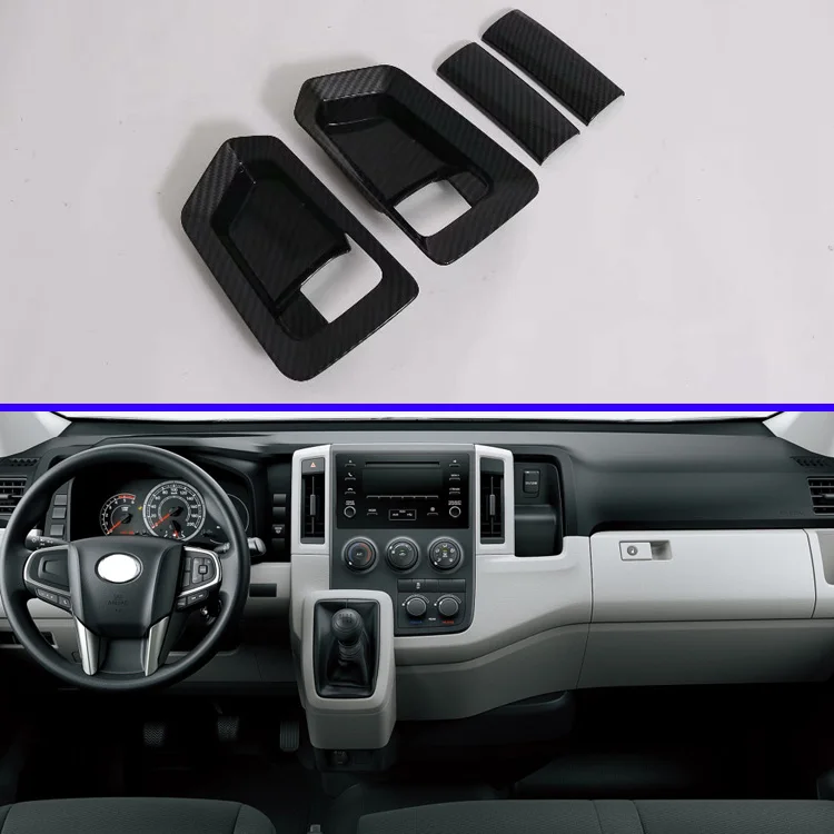 For Toyota HiAce Sixth generation (H300) 2019 2020 Carbon Fiber Style Inner Door Handle Cover Catch Bowl Trim Insert Bezel
For Toyota HiAce Sixth generation (H300) 2019 2020 Carbon Fiber Style Inner Door Handle Cover Catch Bowl Trim Insert Bezel