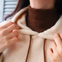 Jacket Clothing Lamb Velvet Junior Korean-Version Winter Students High-School Plus And