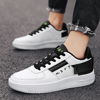Pu Leather Casual Shoes For Men's Fashion Man Sneakers Comfortable Male Light Weight Outdoor Footwear Autumn White Leisure Shoes
Pu Leather Casual Shoes For Men's Fashion Man Sneakers Comfortable Male Light Weight Outdoor Footwear Autumn White Leisure Shoes