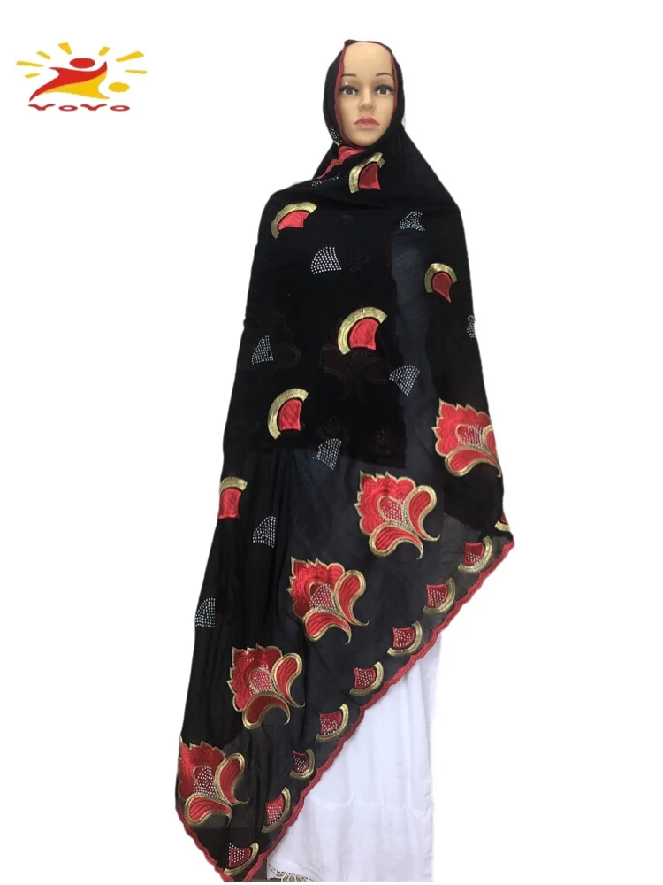 2021African Dubai Cotton Scarf for Pray Muslim Fashion Hijab Scarf Shawl Wrap Embroidery HB086
2021African Dubai Cotton Scarf for Pray Muslim Fashion Hijab Scarf Shawl Wrap Embroidery HB086