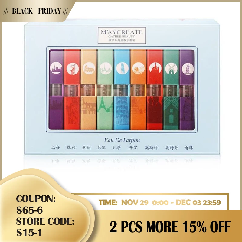 9pcs Women Perfume Mini Different Fragrance Deodorant Aromatic Summer Perfumes Set
9pcs Women Perfume Mini Different Fragrance Deodorant Aromatic Summer Perfumes Set