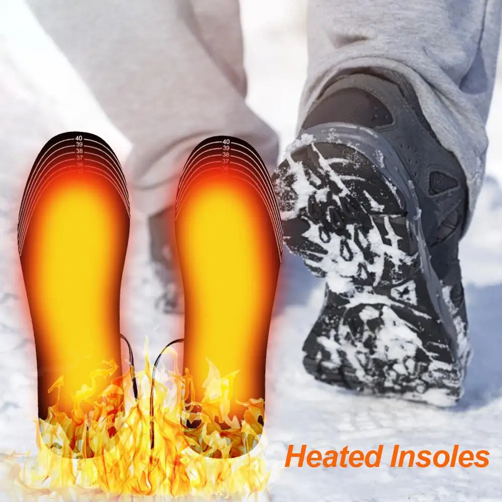 Size 35-45 Winter Heated Insoles Skiing Comfortable Feet Warm 42℃ USB Electric Heating Insole Cutable Size Outdoor Warm Insole
Size 35-45 Winter Heated Insoles Skiing Comfortable Feet Warm 42℃ USB Electric Heating Insole Cutable Size Outdoor Warm Insole