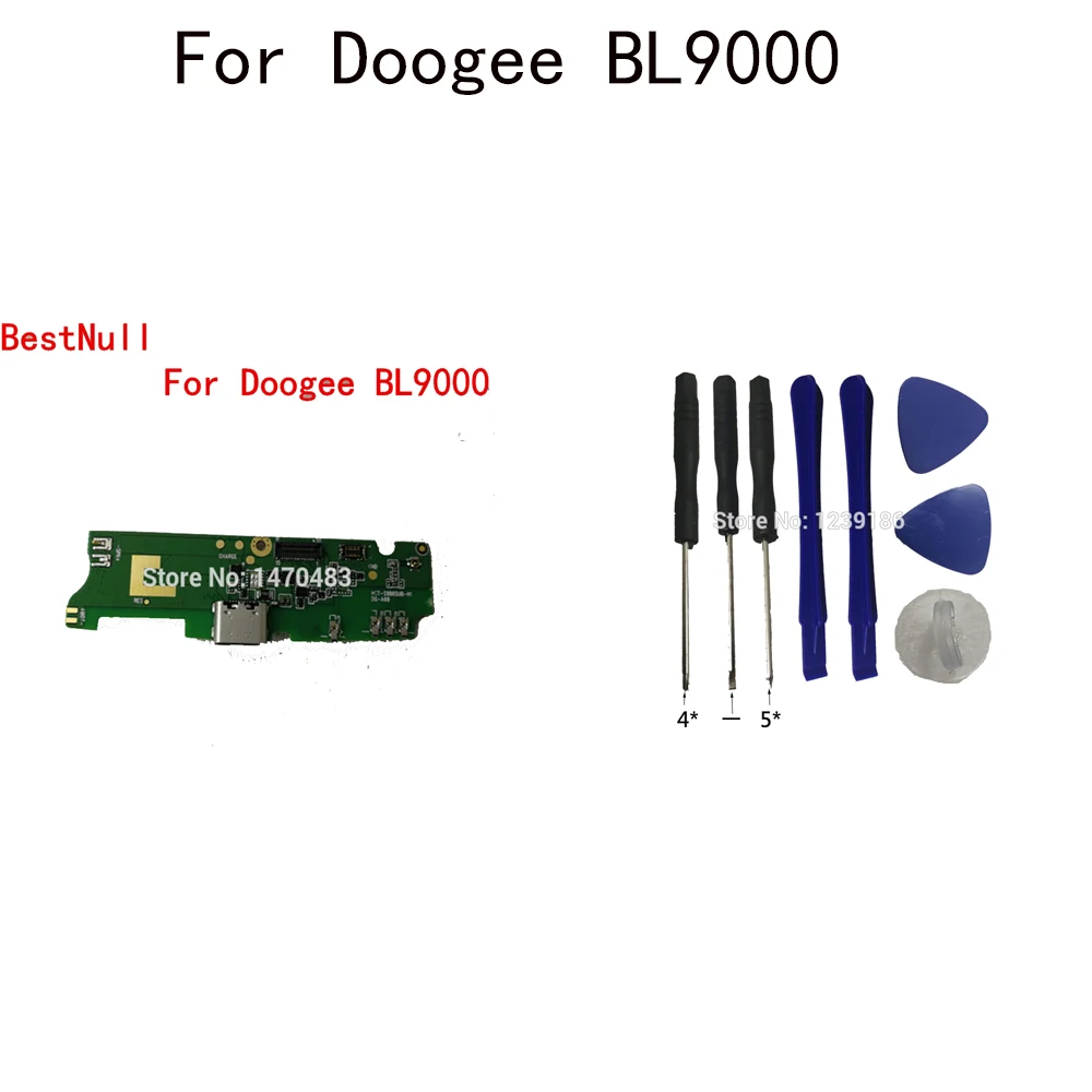Оригинальный соединитель платы заряда для Doogee BL9000 с микрофоном штепсельная