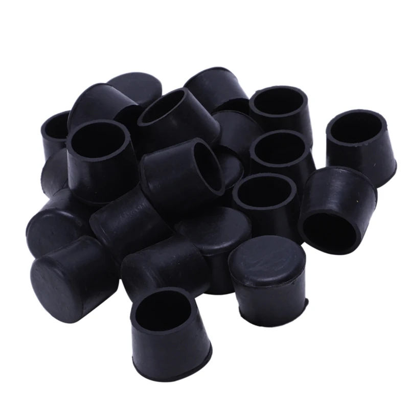 24 Pieces 25mm Black Round Rubber Leg Foot Lid Holder for Furniture Chairs Table 
24 Pieces 25mm Black Round Rubber Leg Foot Lid Holder for Furniture Chairs Table