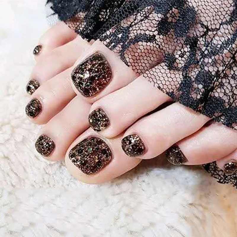 24Pcs Fake Nails False Toe Nails Stiletto Nails Full Cover Nails Press On Toenails Detachable Extended Nail Art Nail Decorations
24Pcs Fake Nails False Toe Nails Stiletto Nails Full Cover Nails Press On Toenails Detachable Extended Nail Art Nail Decorations