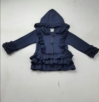 baby Kids Girls 100% cotton hoodie Clothes navy blue with zipper jacket 
baby Kids Girls 100% cotton hoodie Clothes navy blue with zipper jacket