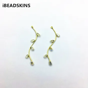 New arrival! 55x35mm 50pcs/lot Zircon twist charm/Connectors for Necklace,Earrings parts,hand Made Jewelry DIY
New arrival! 55x35mm 50pcs/lot Zircon twist charm/Connectors for Necklace,Earrings parts,hand Made Jewelry DIY