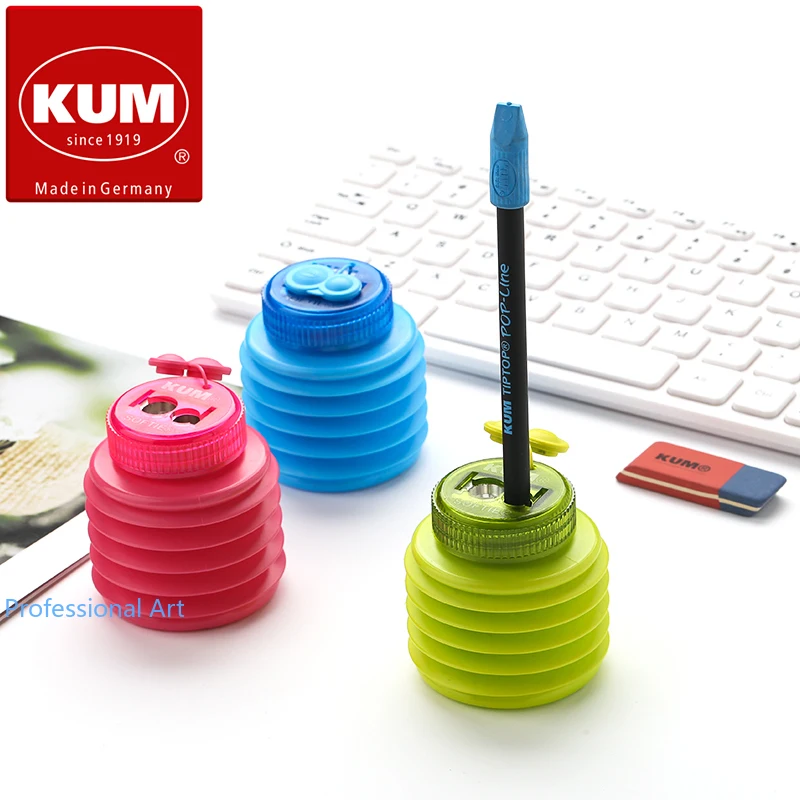 Kum 442 M2 POP Pencil Sharpener Double Hole 8/11mm Pencils Magnesium Metal Soft Portable Retractable Container Red/Blue/Green
Kum 442 M2 POP Pencil Sharpener Double Hole 8/11mm Pencils Magnesium Metal Soft Portable Retractable Container Red/Blue/Green