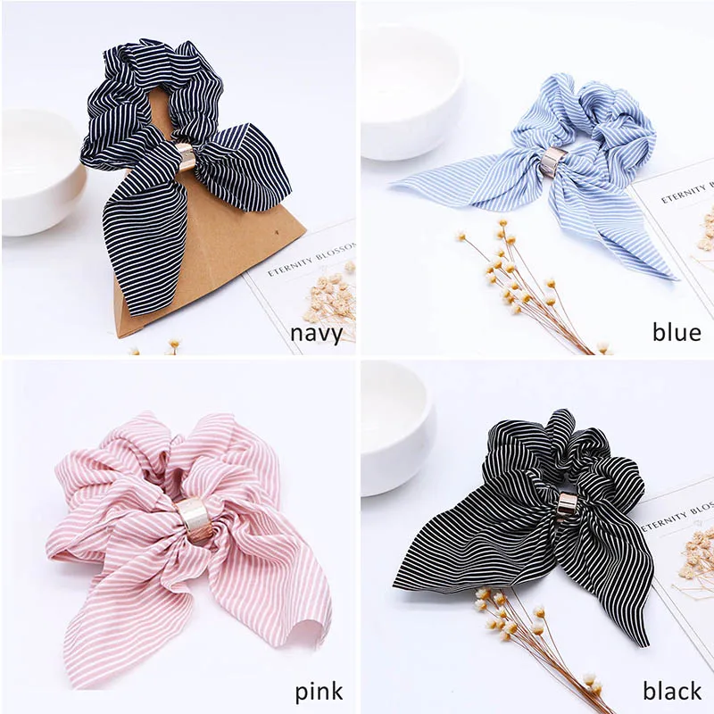 Q Korean Style Bowknot Hair Rop Stripe Pattern Girls Hair Accessories Women Ponytail Holder Elastic Hair Bands Scrunchies
Q Korean Style Bowknot Hair Rop Stripe Pattern Girls Hair Accessories Women Ponytail Holder Elastic Hair Bands Scrunchies