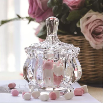 Covered glass candy jar coffee cube sugar cans office home hotel explosions seasoning box jewelry box snack box
Covered glass candy jar coffee cube sugar cans office home hotel explosions seasoning box jewelry box snack box