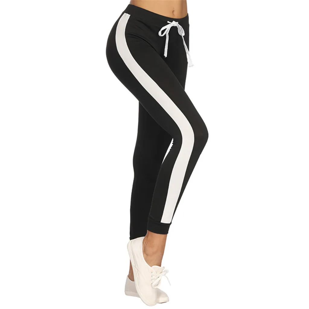 Фото Женские леггинсы 40 # спортивные штаны для бега и танцев облегающий спортивный