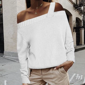 Vintage Sweater Women Autumn Long Sleeve Off Should Knitted Sweaters Female Fashion Solid Christmas Sweater Plus Size Jumper
Vintage Sweater Women Autumn Long Sleeve Off Should Knitted Sweaters Female Fashion Solid Christmas Sweater Plus Size Jumper