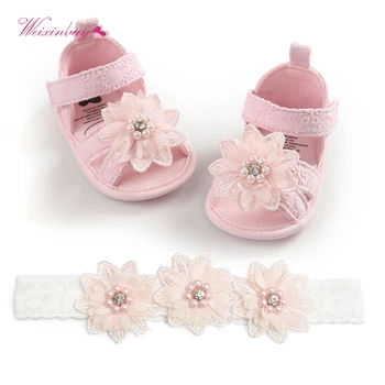 2020 Baby Summer Clothing Newborn Kid Baby Girl Flower Sandals Shoes Soft Sole Hook Casual Summer Shoes +Headband 2Pcs Solid Set
2020 Baby Summer Clothing Newborn Kid Baby Girl Flower Sandals Shoes Soft Sole Hook Casual Summer Shoes +Headband 2Pcs Solid Set