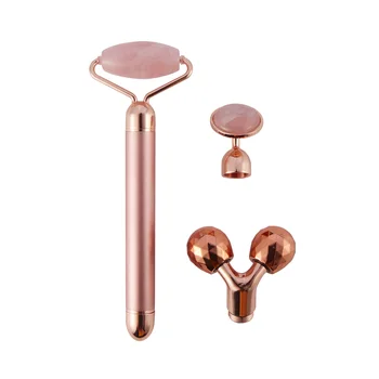 Vibrating Salon Portable Jade Roller Practical Home Skin Care Tool Facial Massager Electric Rose Quartz Anti Aging Face Slimming
Vibrating Salon Portable Jade Roller Practical Home Skin Care Tool Facial Massager Electric Rose Quartz Anti Aging Face Slimming