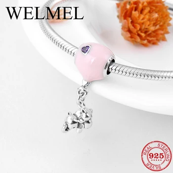 2018 Fashion 925 Sterling Silver Pink Balloon With dangle Elephant Charms Bead Fit Original European Bracelet Jewelry making
2018 Fashion 925 Sterling Silver Pink Balloon With dangle Elephant Charms Bead Fit Original European Bracelet Jewelry making