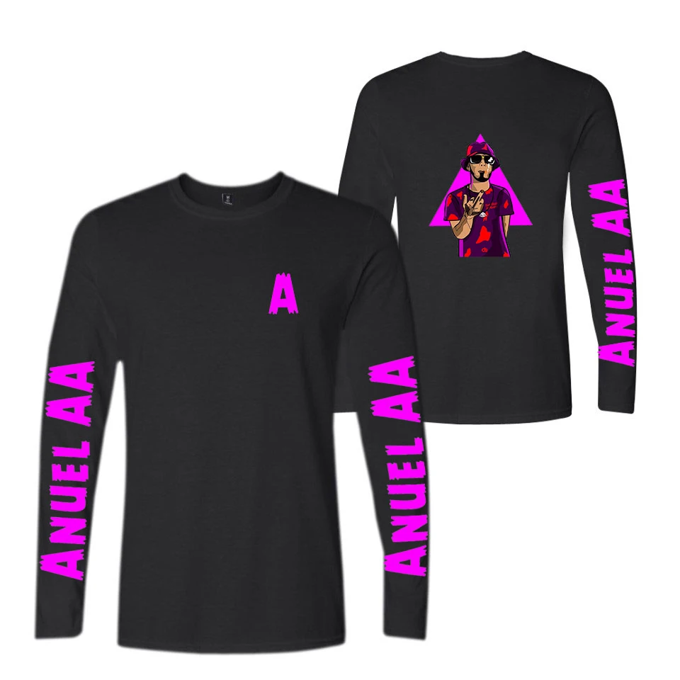 Anuel AA Hip Hop Real Hasta la Muerte 2019 New Autumn Shirts Long Sleeve Warm Hip Hop T-shirt Women/Men Casual T-shirt
Anuel AA Hip Hop Real Hasta la Muerte 2019 New Autumn Shirts Long Sleeve Warm Hip Hop T-shirt Women/Men Casual T-shirt