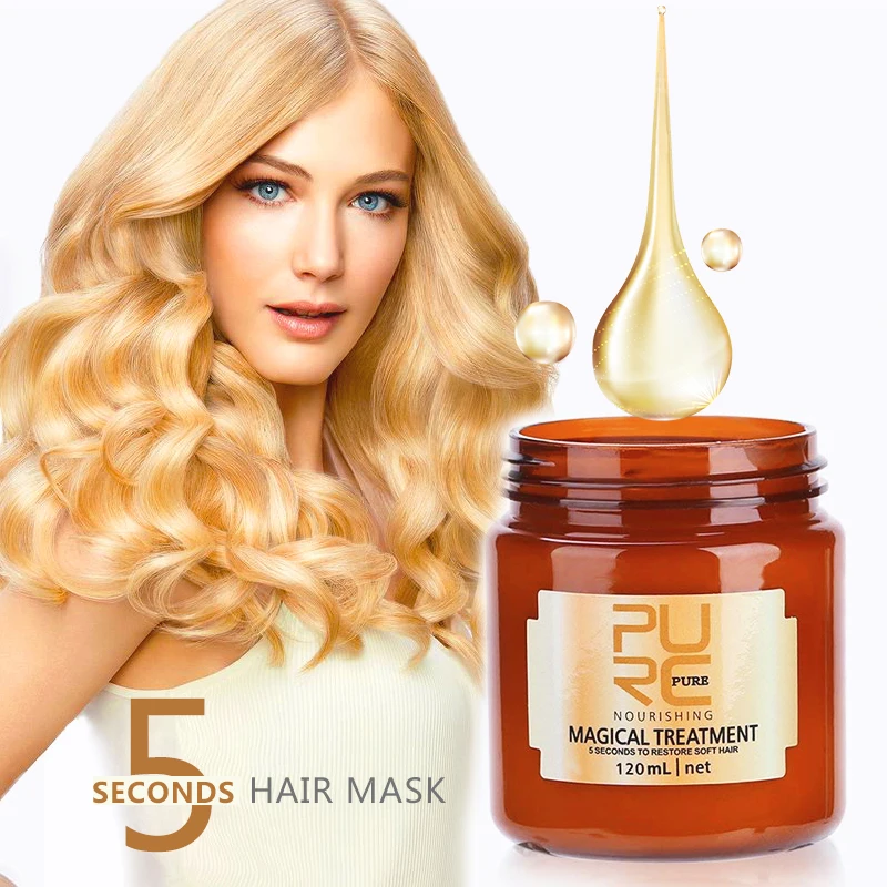 PURC Magical Hair Mask in Conditoner 5 Seconds Repairs Damage Restore Soft Shiny Hair Care keratin Hair & Scalp Treatment 120ml
PURC Magical Hair Mask in Conditoner 5 Seconds Repairs Damage Restore Soft Shiny Hair Care keratin Hair & Scalp Treatment 120ml