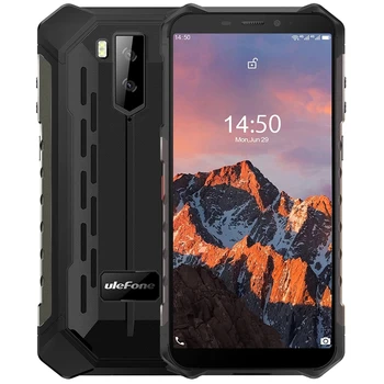 

Ulefone Armor X5 Pro NFC IP68 shockproof mobile phones Android 10.0 4GB + 64GB Cell Phone Octa-core 4G LTE Rugged Smartphones