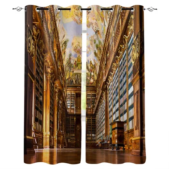 Vintage Palace Mural Carving Pillar Yellow Brown Window Curtains LivingRoom Kitchen Curtains Left and Right Biparting Open
Vintage Palace Mural Carving Pillar Yellow Brown Window Curtains LivingRoom Kitchen Curtains Left and Right Biparting Open