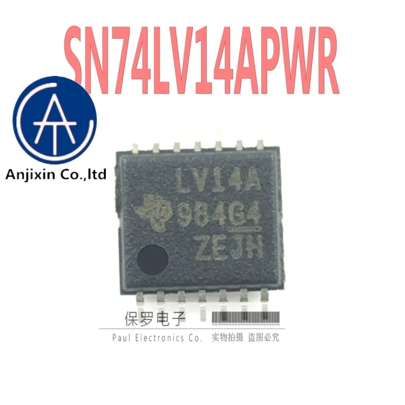 10 шт. 100% Оригинальная новый инвертор SN74LV14APWR шелковой ширмы LV14A TSSOP-14 действительный ассортимент товаров
10 шт. 100% Оригинальная новый инвертор SN74LV14APWR шелковой ширмы LV14A TSSOP-14 действительный ассортимент товаров