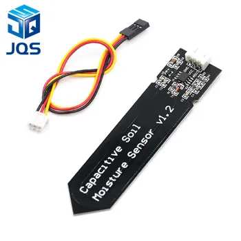 Capacitive Soil Moisture Sensor Module Not Easy to Corrode Wide Voltage Wire 3.3~5.5V Corrosion Resistant W/ Gravity for Arduino
Capacitive Soil Moisture Sensor Module Not Easy to Corrode Wide Voltage Wire 3.3~5.5V Corrosion Resistant W/ Gravity for Arduino