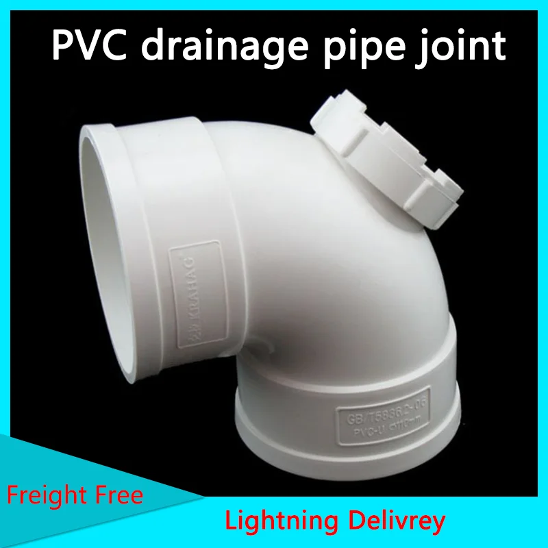 PVC Drainpipe Elbow Connection Elbow with Inspection Port Garden Water Connectors Industrial Water Pipe Fittings 1 PCS
PVC Drainpipe Elbow Connection Elbow with Inspection Port Garden Water Connectors Industrial Water Pipe Fittings 1 PCS
