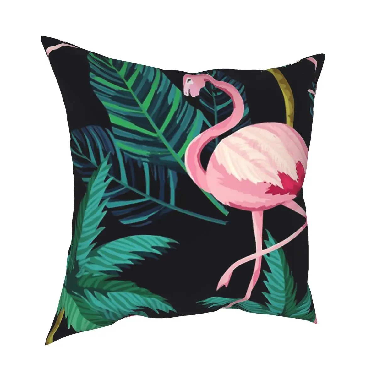 Flamingo In The Jungle Pillow Cover Home Decor Art Pink Funny Cushions Throw Pillow for Sofa Polyester Double-sided Printing
Flamingo In The Jungle Pillow Cover Home Decor Art Pink Funny Cushions Throw Pillow for Sofa Polyester Double-sided Printing