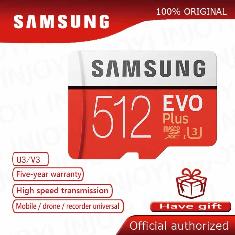 Samsung micro sd card C10 512GB flash Memory card 100MB/s SDXC Class10 UHS-I U3 4K TF card 512gb
Samsung micro sd card C10 512GB flash Memory card 100MB/s SDXC Class10 UHS-I U3 4K TF card 512gb