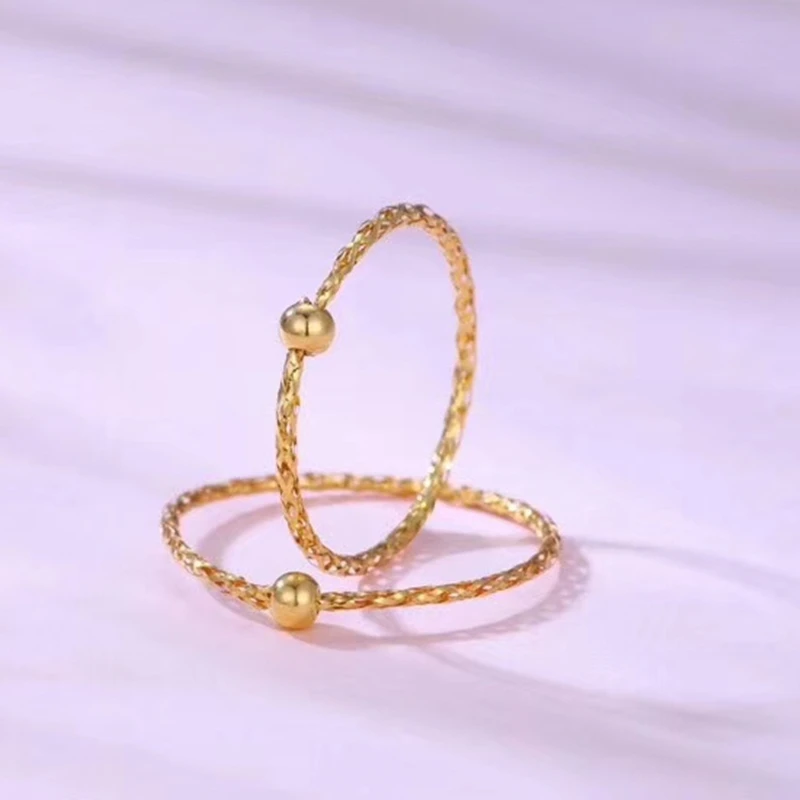 VOJEFEN Fashionable 18K Rose Gold High Polished Eternity Band Ring Ring Fine Jewelry
VOJEFEN Fashionable 18K Rose Gold High Polished Eternity Band Ring Ring Fine Jewelry