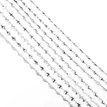 50M Stainless Steel Metal Link Chain Love Heart Cross Drop Charms Chain Findings DIY for Necklaces Bracelets Foot Jewelry Making
50M Stainless Steel Metal Link Chain Love Heart Cross Drop Charms Chain Findings DIY for Necklaces Bracelets Foot Jewelry Making