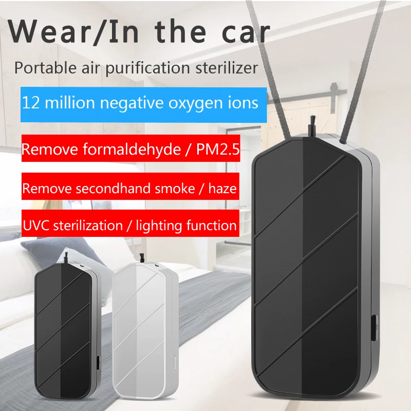 2020 Upgraded version Wearable Air Purifier,Personal Necklace Air Freshener, Mini Portable Air Fresher Negative for Adults Kids
2020 Upgraded version Wearable Air Purifier,Personal Necklace Air Freshener, Mini Portable Air Fresher Negative for Adults Kids