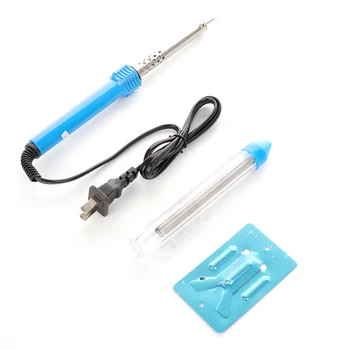 110v 40w Electric Soldering Tools Kit Set With Solder Wire Iron Stand Us Plug Using Stainless Steel Heat Dissipation
110v 40w Electric Soldering Tools Kit Set With Solder Wire Iron Stand Us Plug Using Stainless Steel Heat Dissipation