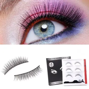 3Pairs Magnetic Eyelashs With Magnet Liquid Eyeliner Exten Lashes Lasting Waterproof Black And Long Magnetic Tweezer Eyelas V0K0
3Pairs Magnetic Eyelashs With Magnet Liquid Eyeliner Exten Lashes Lasting Waterproof Black And Long Magnetic Tweezer Eyelas V0K0