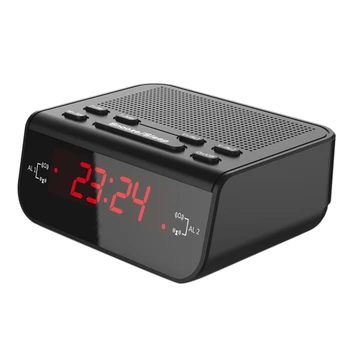 Alarm Clock Radio Digital Alarm Clock Clock Radios with Sleep Timer EU Plug Dimmer Snooze LED Display and Battery Backup Functio
Alarm Clock Radio Digital Alarm Clock Clock Radios with Sleep Timer EU Plug Dimmer Snooze LED Display and Battery Backup Functio