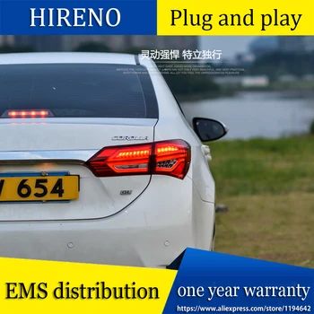 Car Styling For Toyota Corolla Altis Rear Lamp for 2012-2018 LED Carolla taillight DRL+Brake+Park+Signal+Reversing light 
Car Styling For Toyota Corolla Altis Rear Lamp for 2012-2018 LED Carolla taillight DRL+Brake+Park+Signal+Reversing light